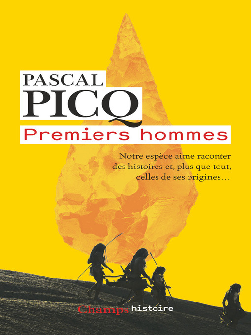 Title details for Premiers hommes by Pascal Picq - Wait list